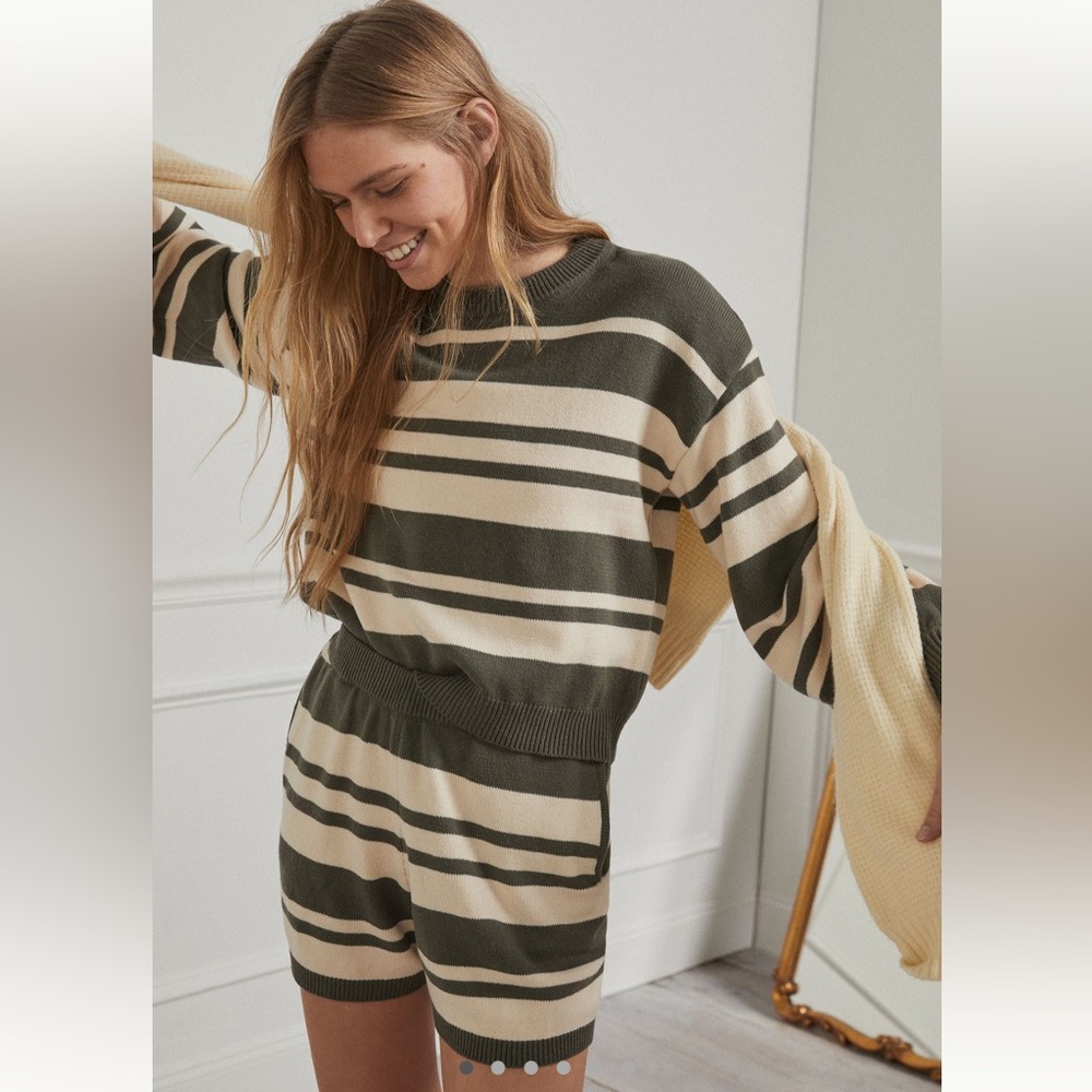 Lyla striped lounge set from Anthropologie size medium